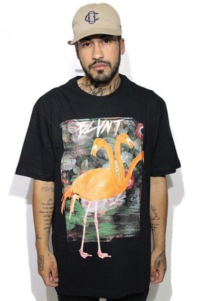 Camiseta Blunt Freak Flamingo Preto - NewSkull