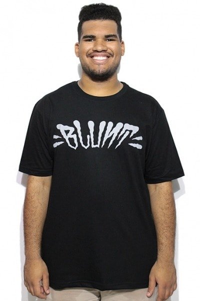 Camiseta Blunt NA Extra Grande Preta - NewSkull