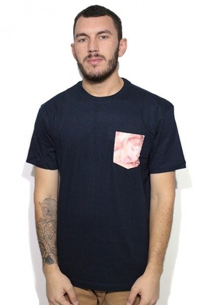Camiseta Blunt Porno Pocket Azul - NewSkull