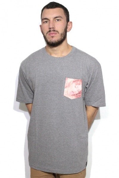 Camiseta Blunt Porno Pocket Cinza - NewSkull