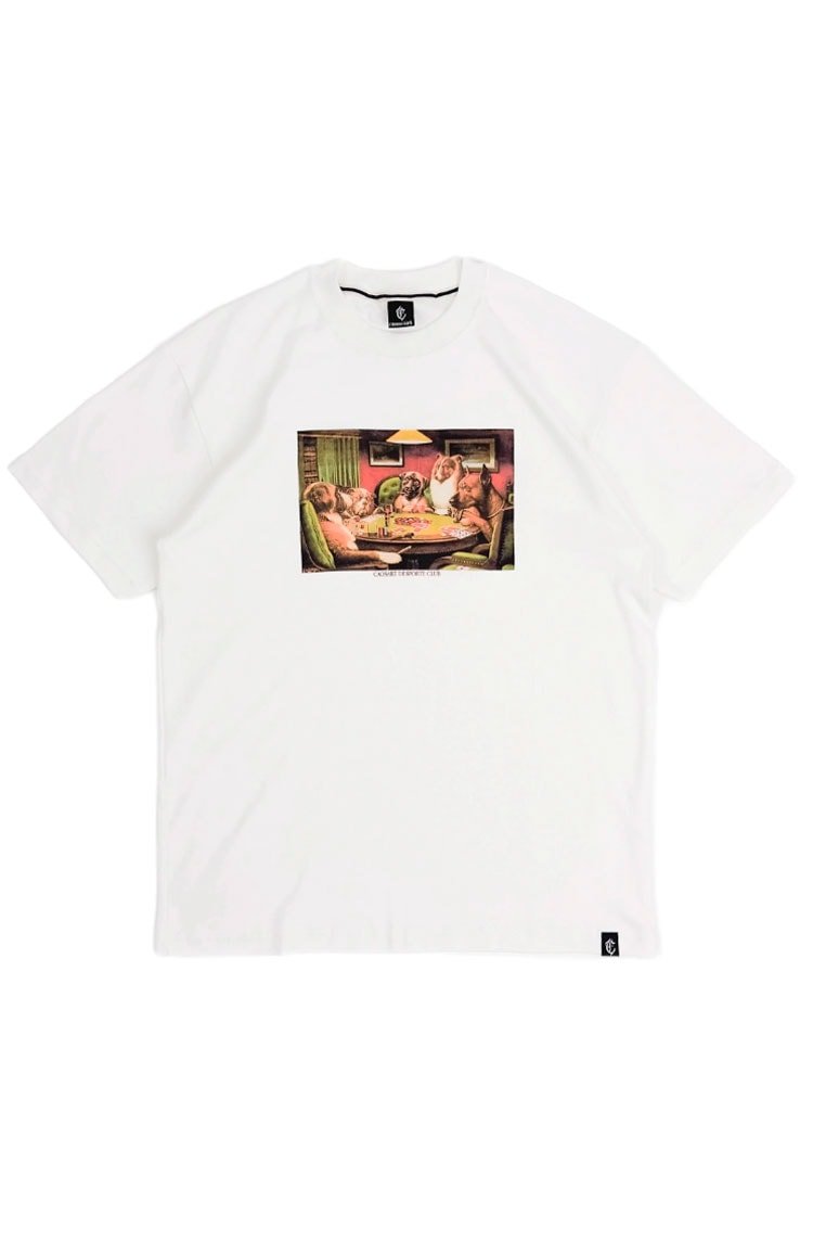 Camiseta Caos Art Ink A Bold Bluff Off - White - NewSkull