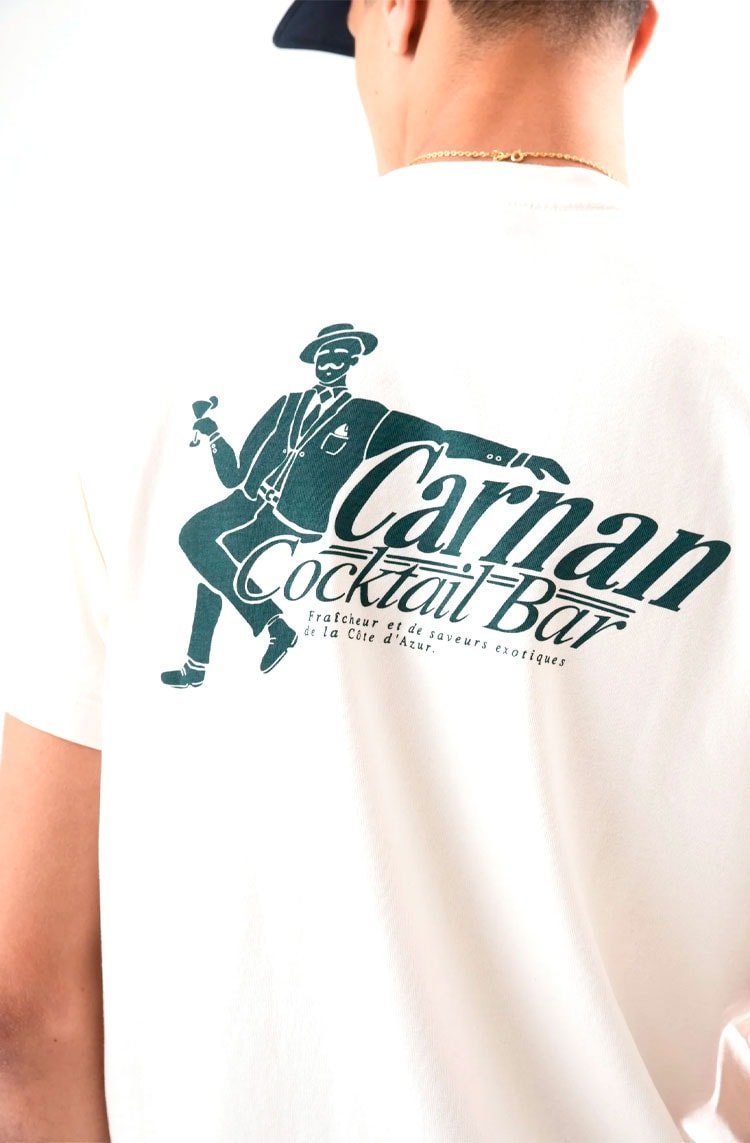 Camiseta CARNAN Cocktail Bar T-shirt Off - White - NewSkull