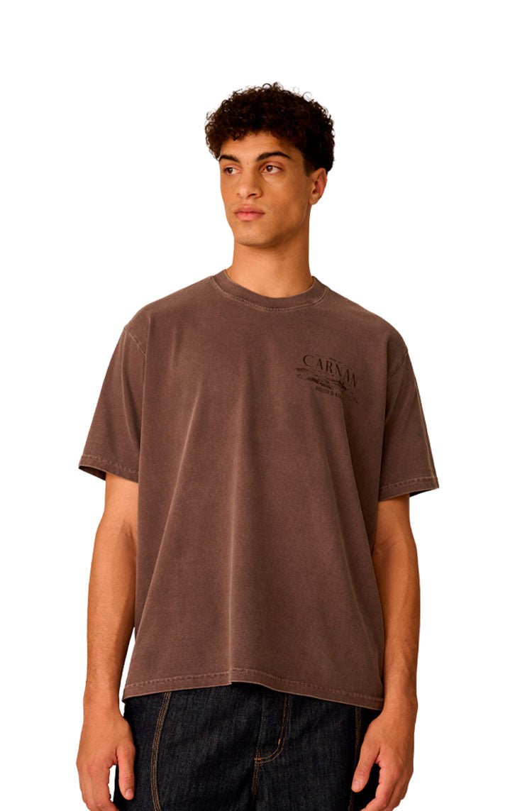 Camiseta CARNAN Countryside T-shirt Marrom - NewSkull
