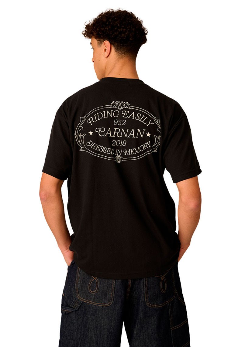 Camiseta CARNAN Home Crest Heavy T-shirt Preto - NewSkull