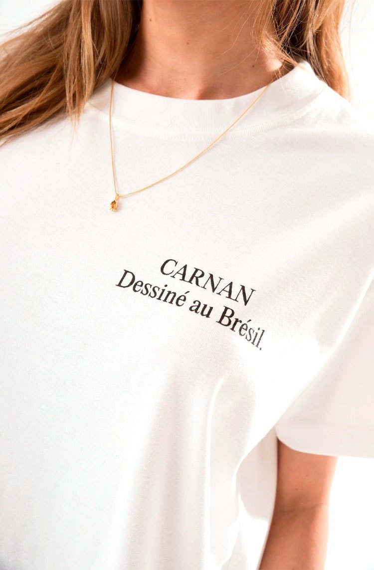 Camiseta CARNAN Le Fruit Heavy T-shirt Off - White - NewSkull