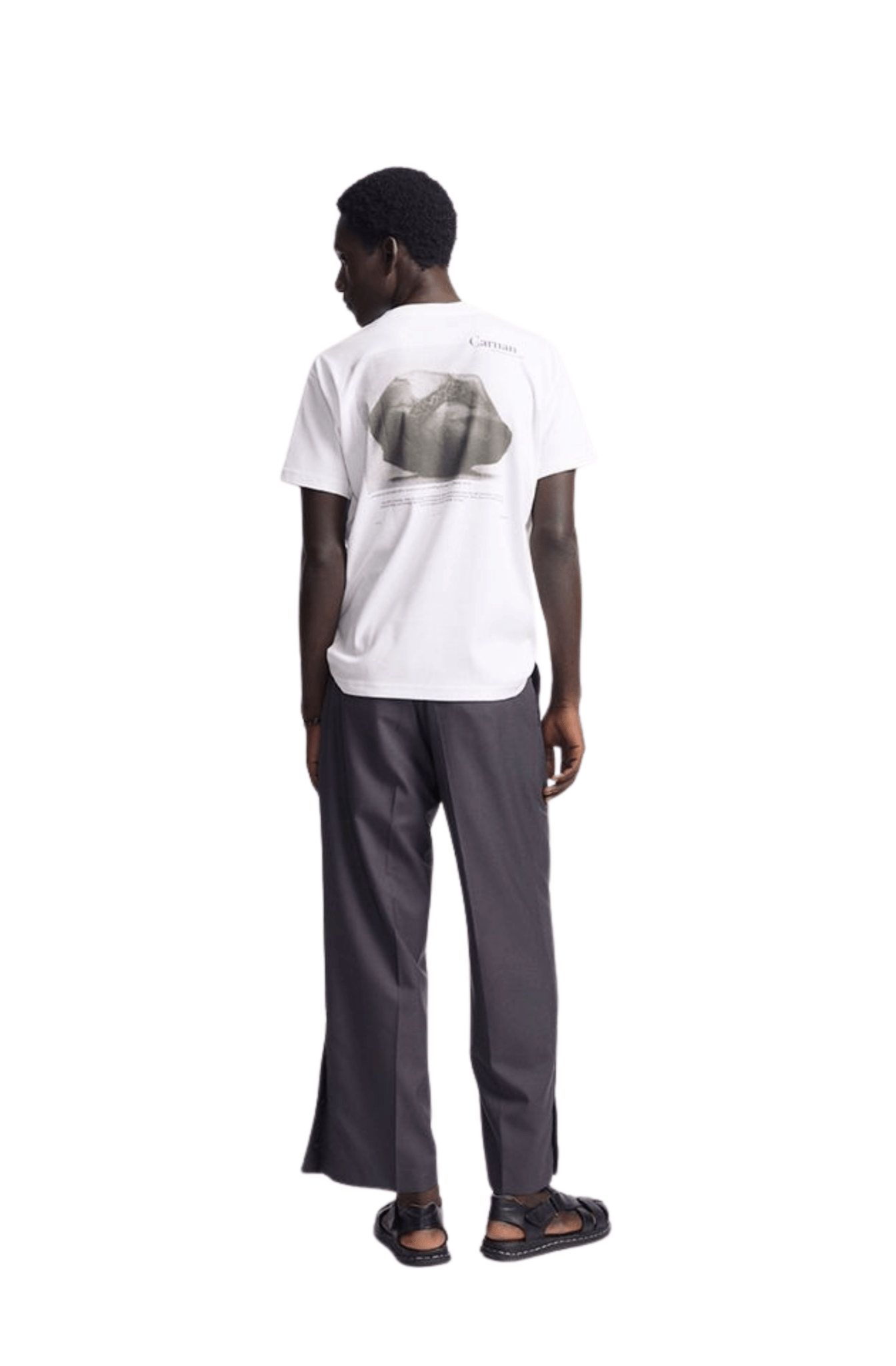 Camiseta CARNAN Stone Heavy T-shirt Off - White - NewSkull