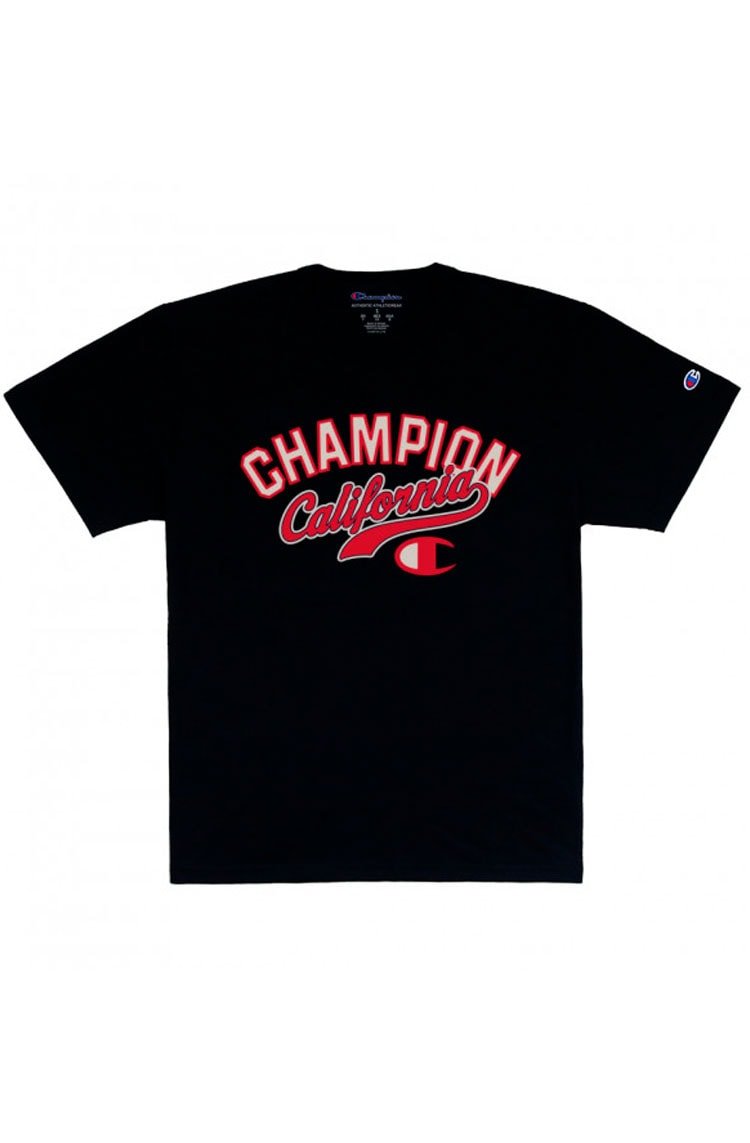 Camiseta Champion Ath California Varsty Classic Ink Preta - NewSkull
