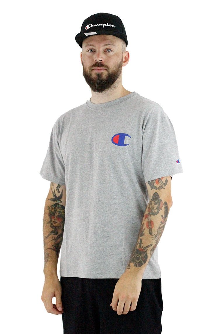 Camiseta Champion Logo C Ink Mescla - NewSkull