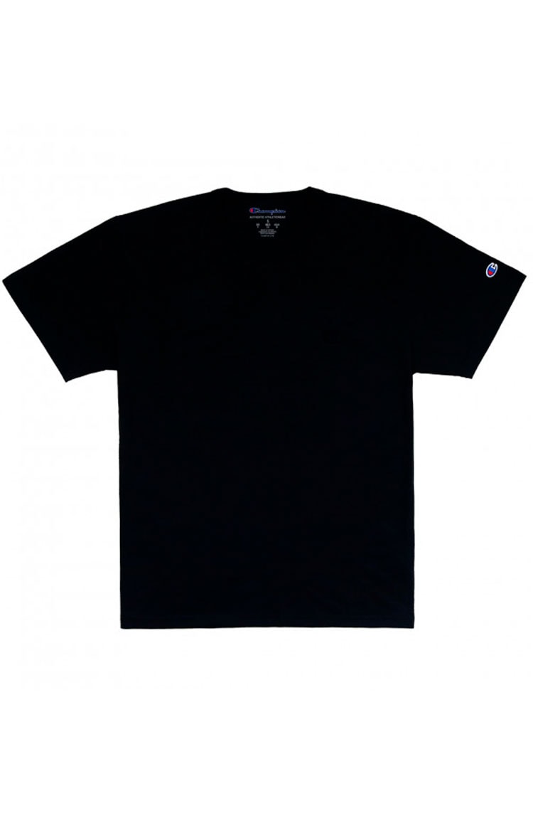 Camiseta Champion Manga Curta Basic c Preto - NewSkull