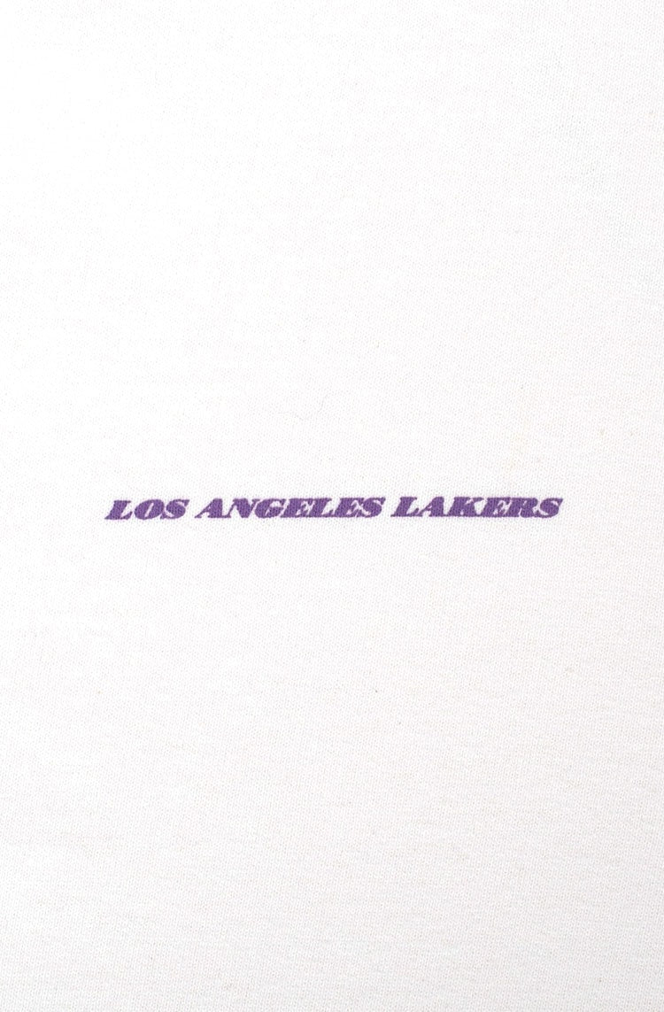 Camiseta Dystom Approve X NBA Lakers Off White/Amarelo - NewSkull