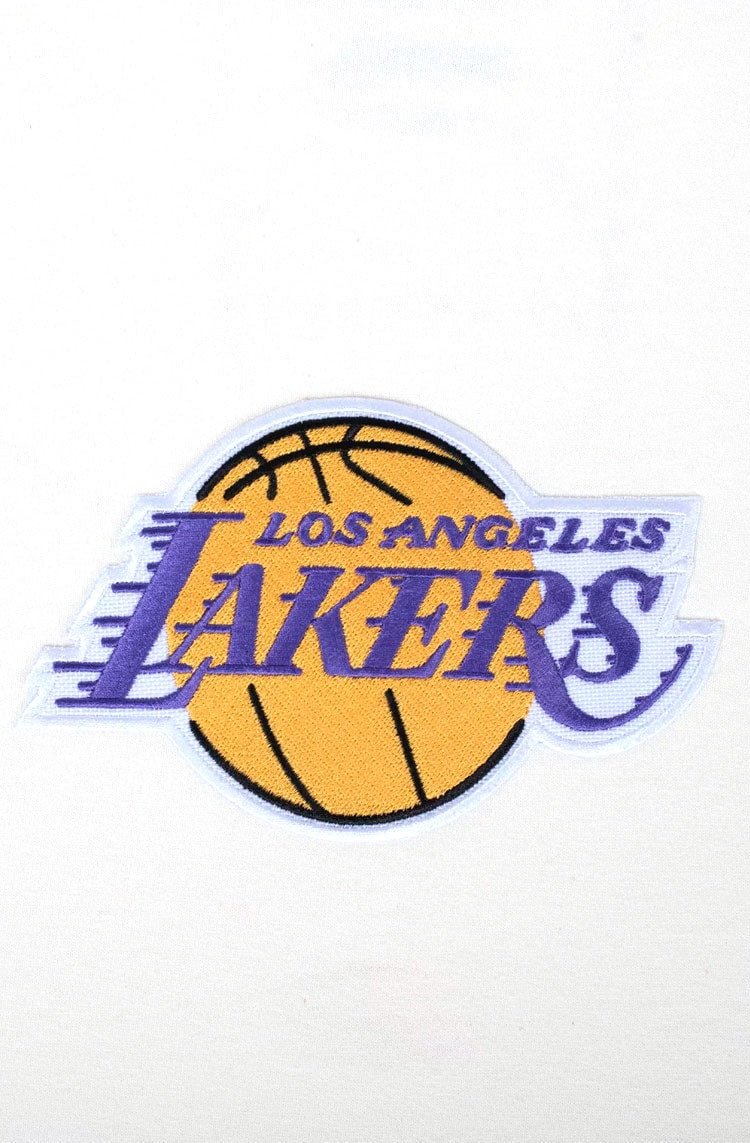 Camiseta Dystom Approve X NBA Lakers Off White/Amarelo - NewSkull