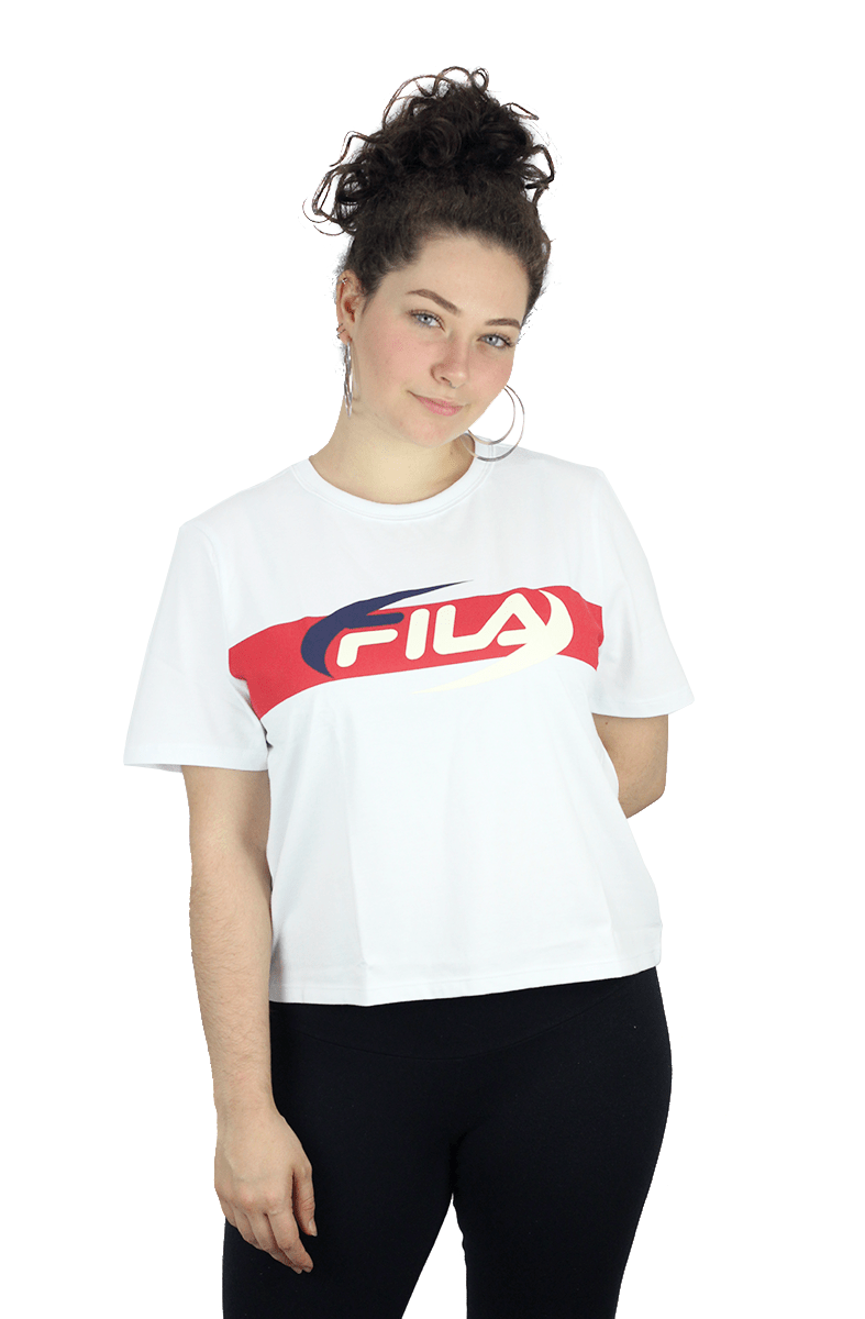 CAMISETA FILA ALBA FEMININA BRANCA - NewSkull