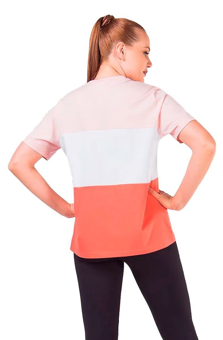 Camiseta FILA Box Alex Feminina Branca/Rosa - NewSkull