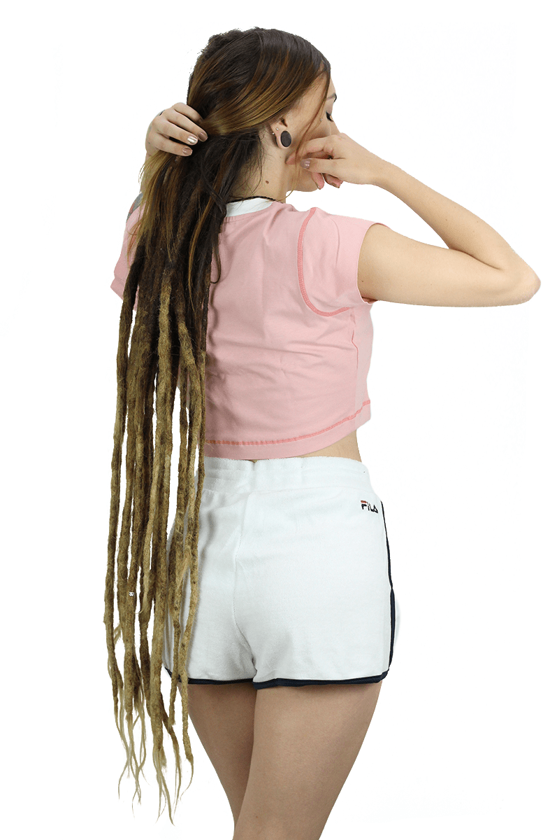 CAMISETA FILA FEMININA CROPPED PIA ROSA - NewSkull