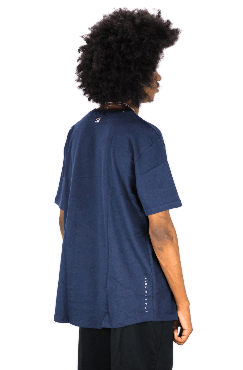 CAMISETA FILA FLOATING OVERSIZE AZUL - NewSkull