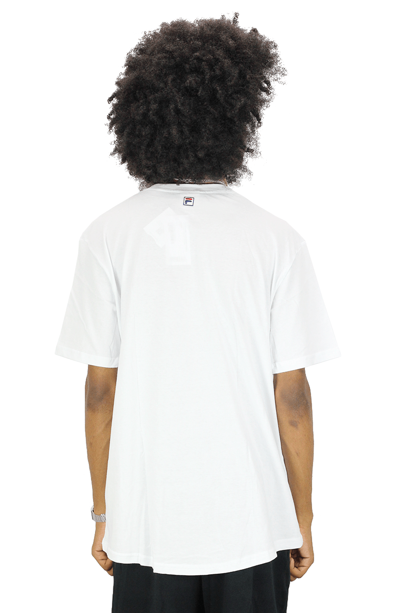 CAMISETA FILA FLOATING OVERSIZE BRANCO - NewSkull