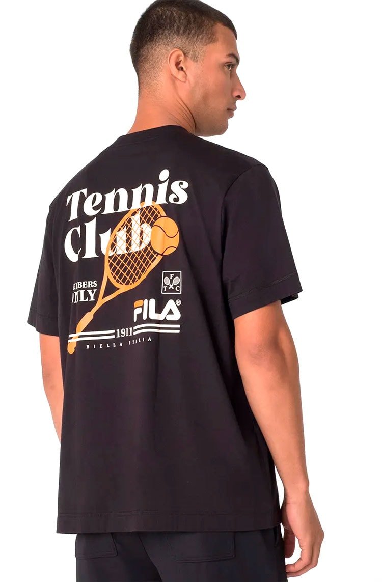 Camiseta Fila Members Only Masculina Preto - NewSkull