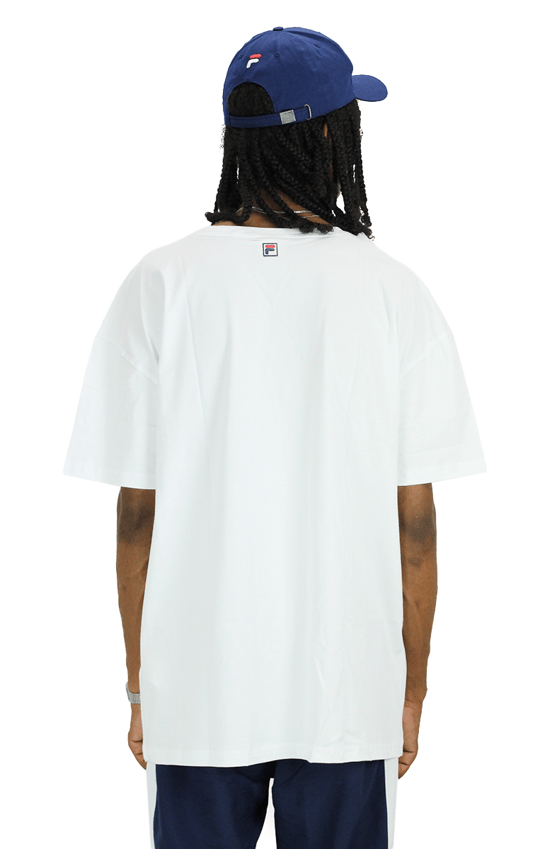 CAMISETA FILA STACK OVERSIZE BRANCA - NewSkull