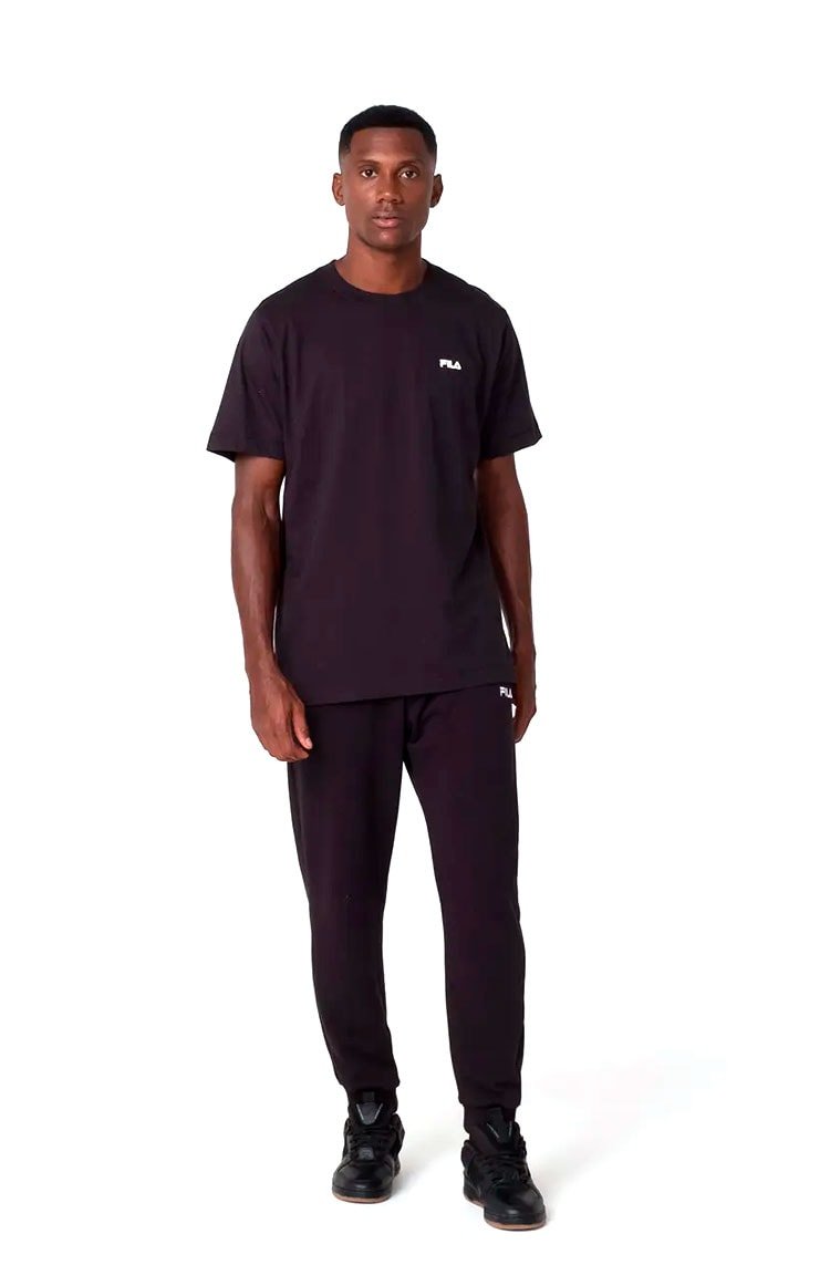 Camiseta Fila Uc Biella Italia Masculina Preto/Branco - NewSkull