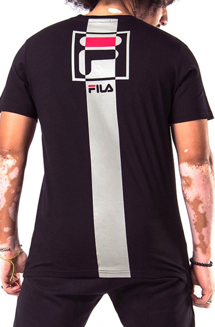 Camiseta Fila WES Preta/Preta - NewSkull