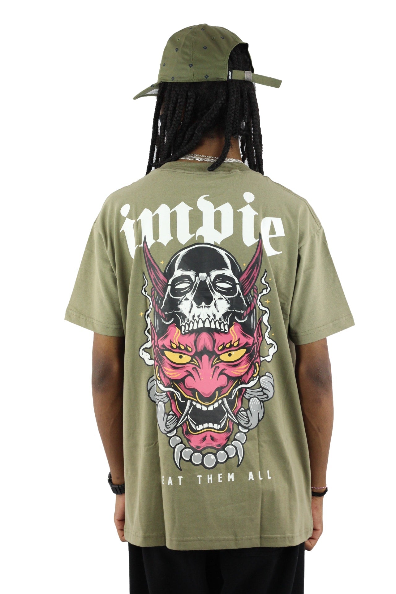 Camiseta Impie Beat Them All Verde - NewSkull
