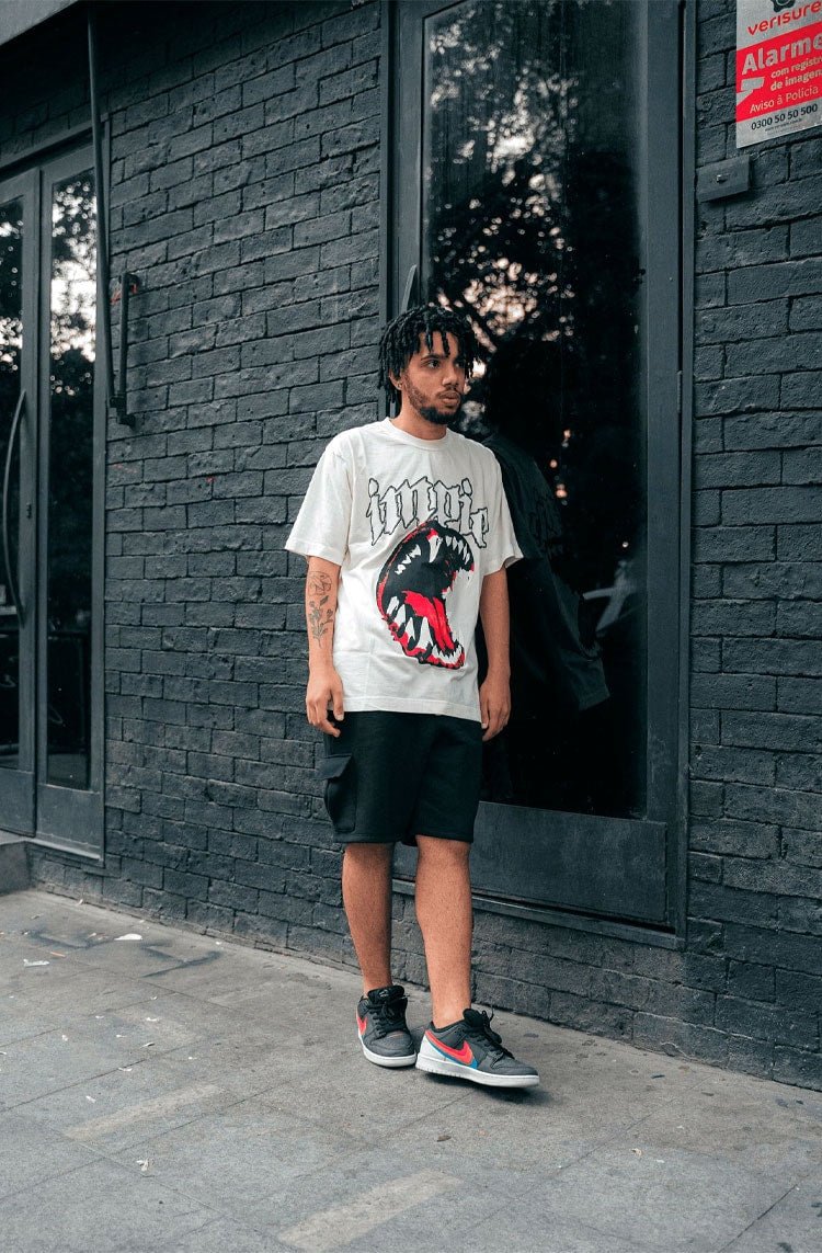 Camiseta Impie Bite Off White - NewSkull