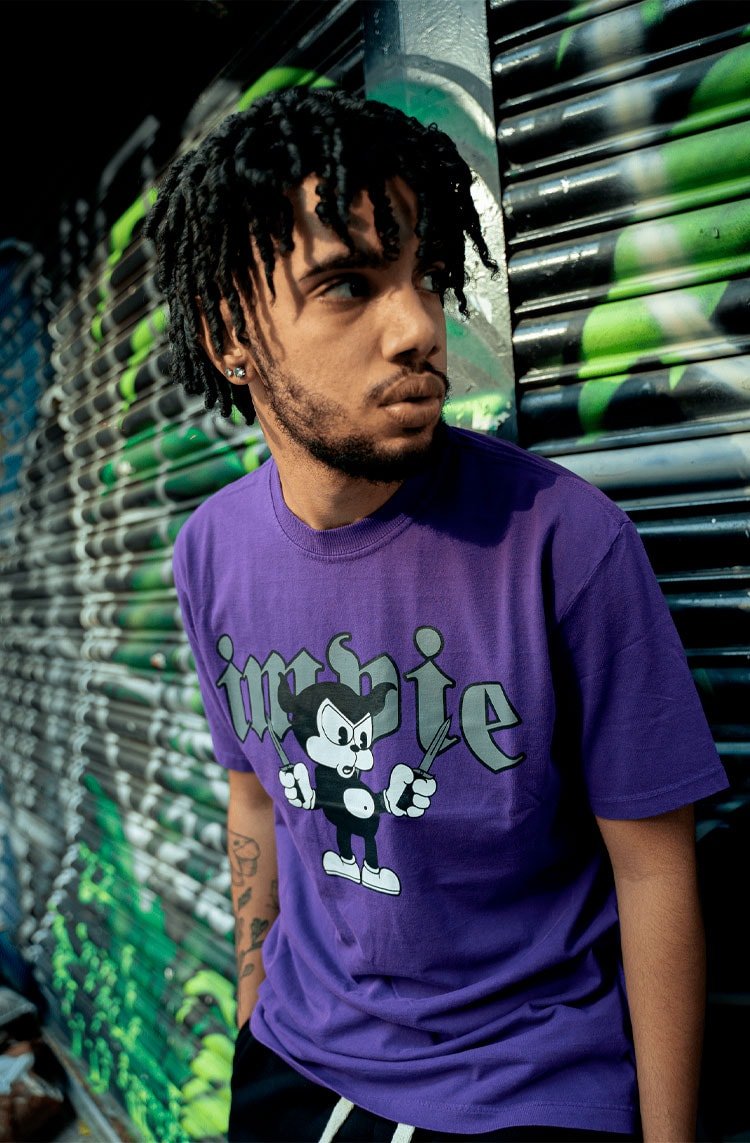 Camiseta Impie Cartoon Roxa - NewSkull