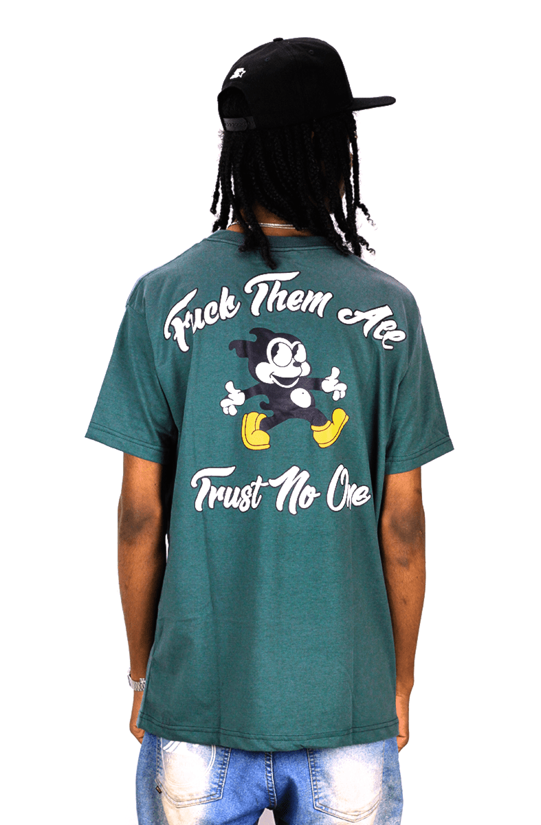 Camiseta Impie Clothing Fuck Them All Verde - NewSkull