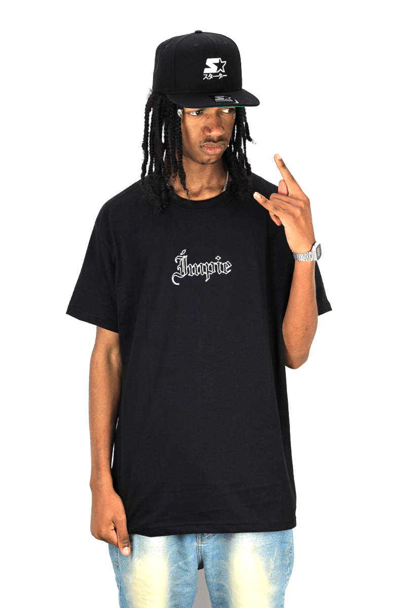 Camiseta Impie Clothing Neon Rose Preta - NewSkull