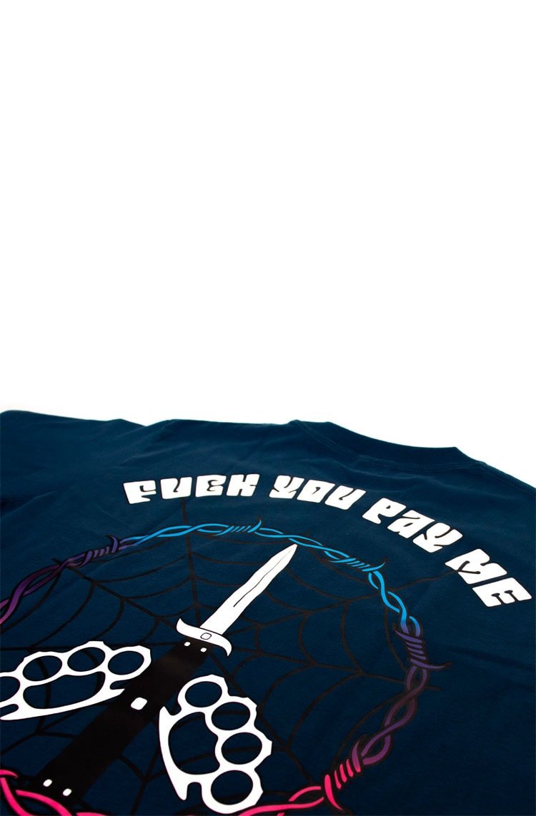 Camiseta Impie Fypm Azul/Branco - NewSkull