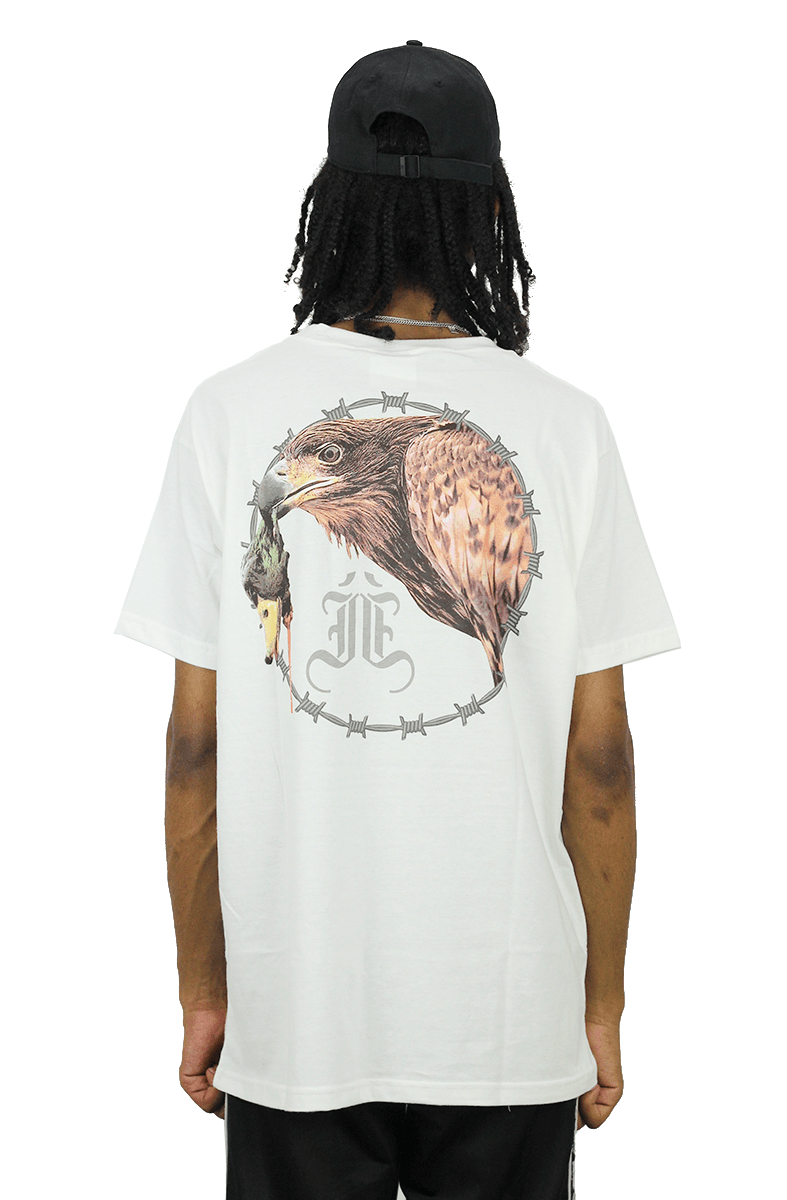 CAMISETA IMPIE LOGO BARBED OFF WHITE BRANCA - NewSkull