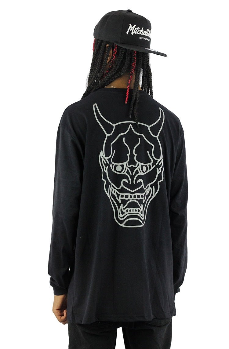 Camiseta IMPIE Manga Longa Outline 3m Preta - NewSkull