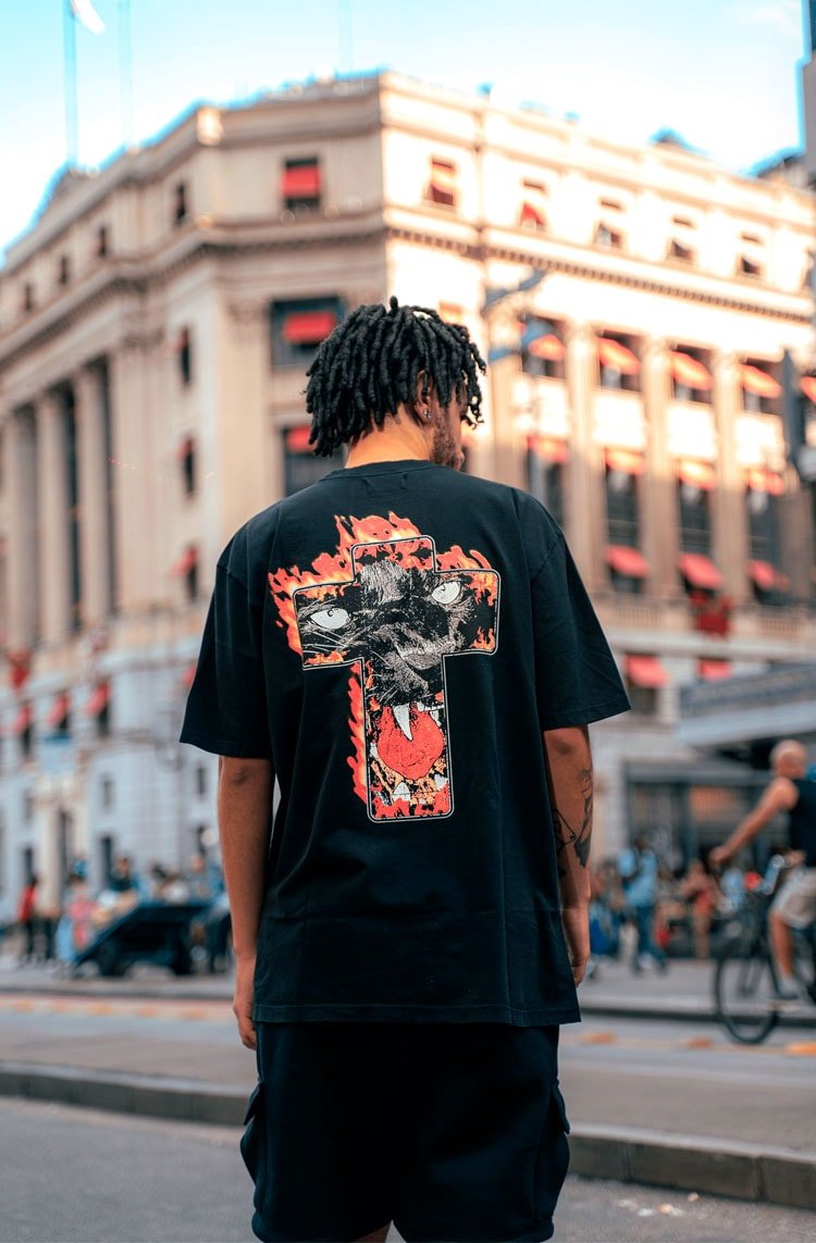 Camiseta Impie Panther Preta - NewSkull