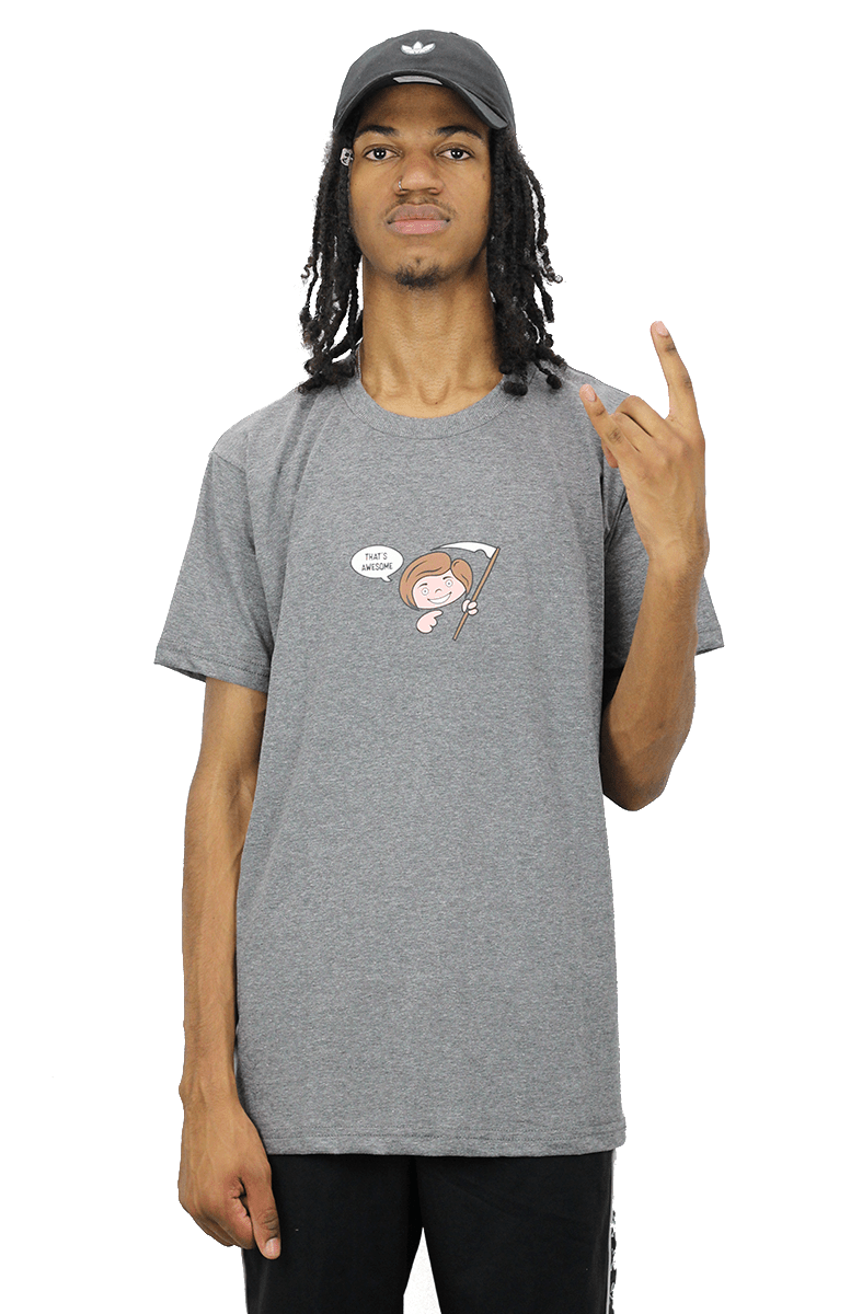 CAMISETA IMPIE REAP CINZA - NewSkull