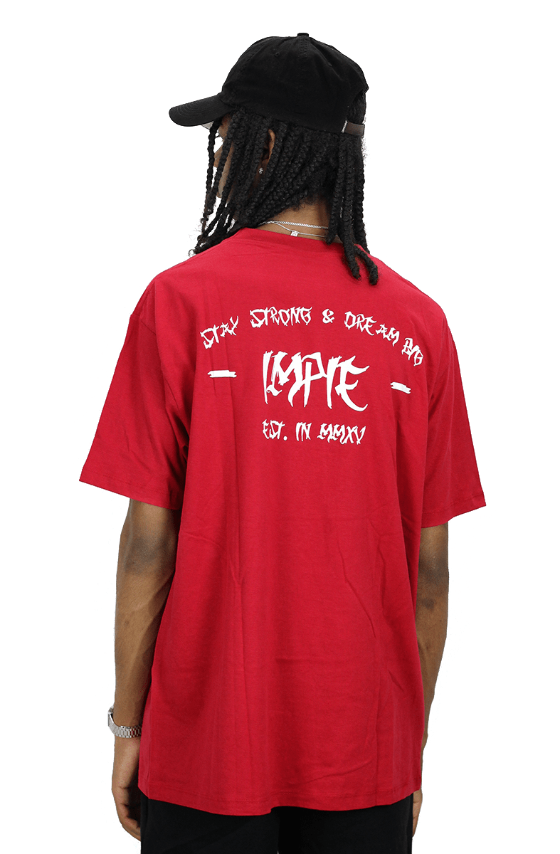 Camiseta Impie Stay Strong Vermelha - NewSkull