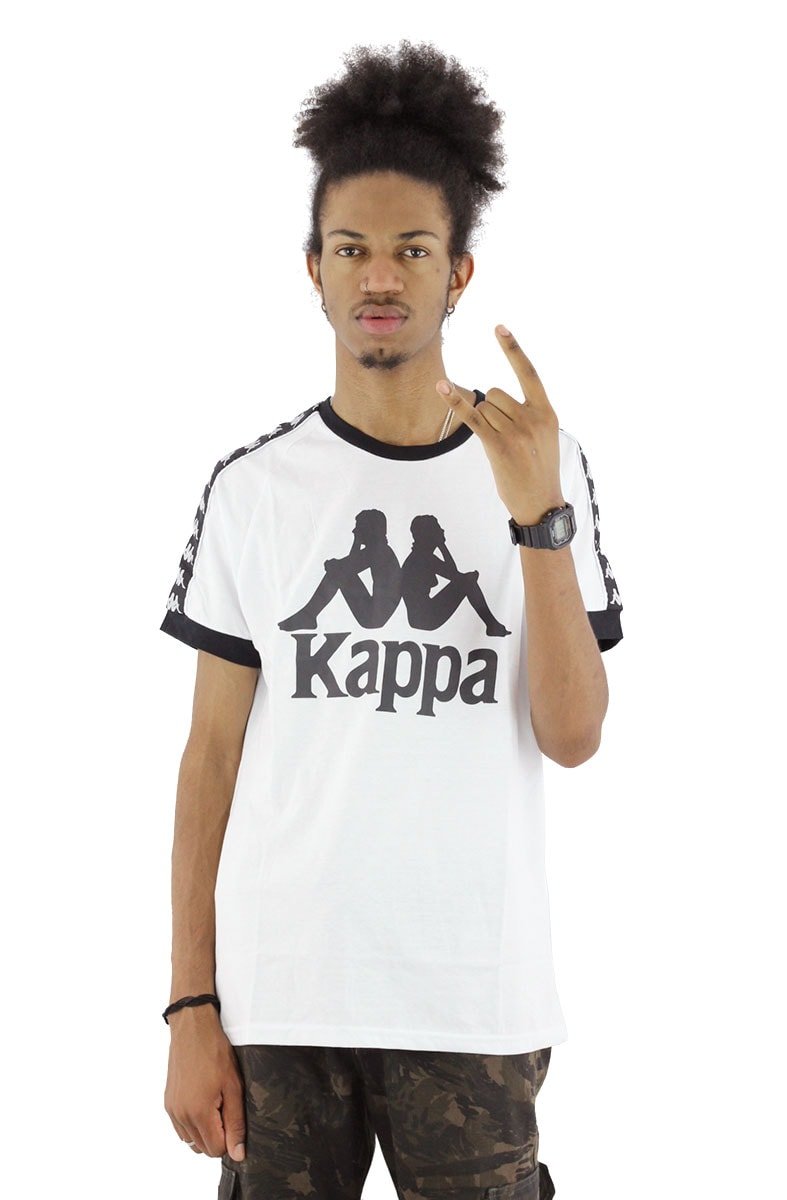 Camiseta Kappa Authentic Logo Branca - NewSkull
