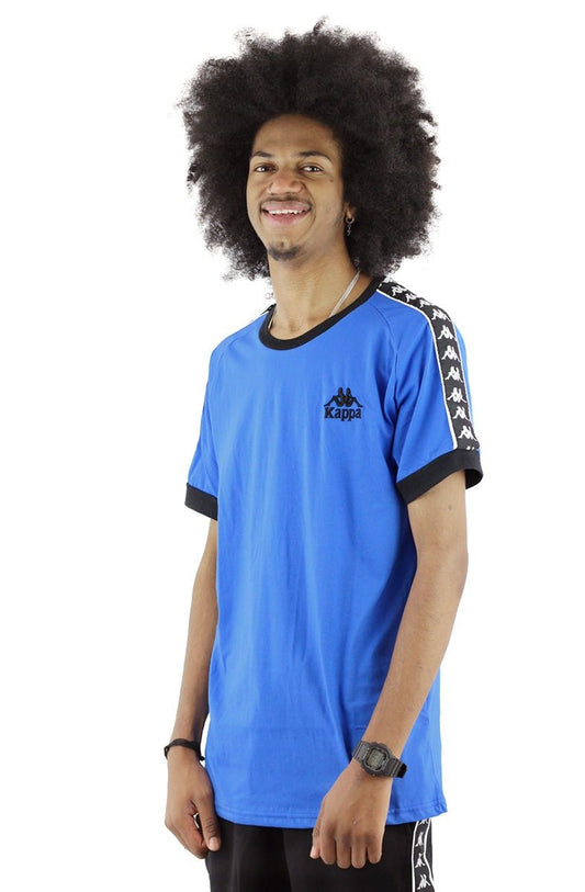 Camiseta Kappa Authentic Logo Peq Azul - NewSkull