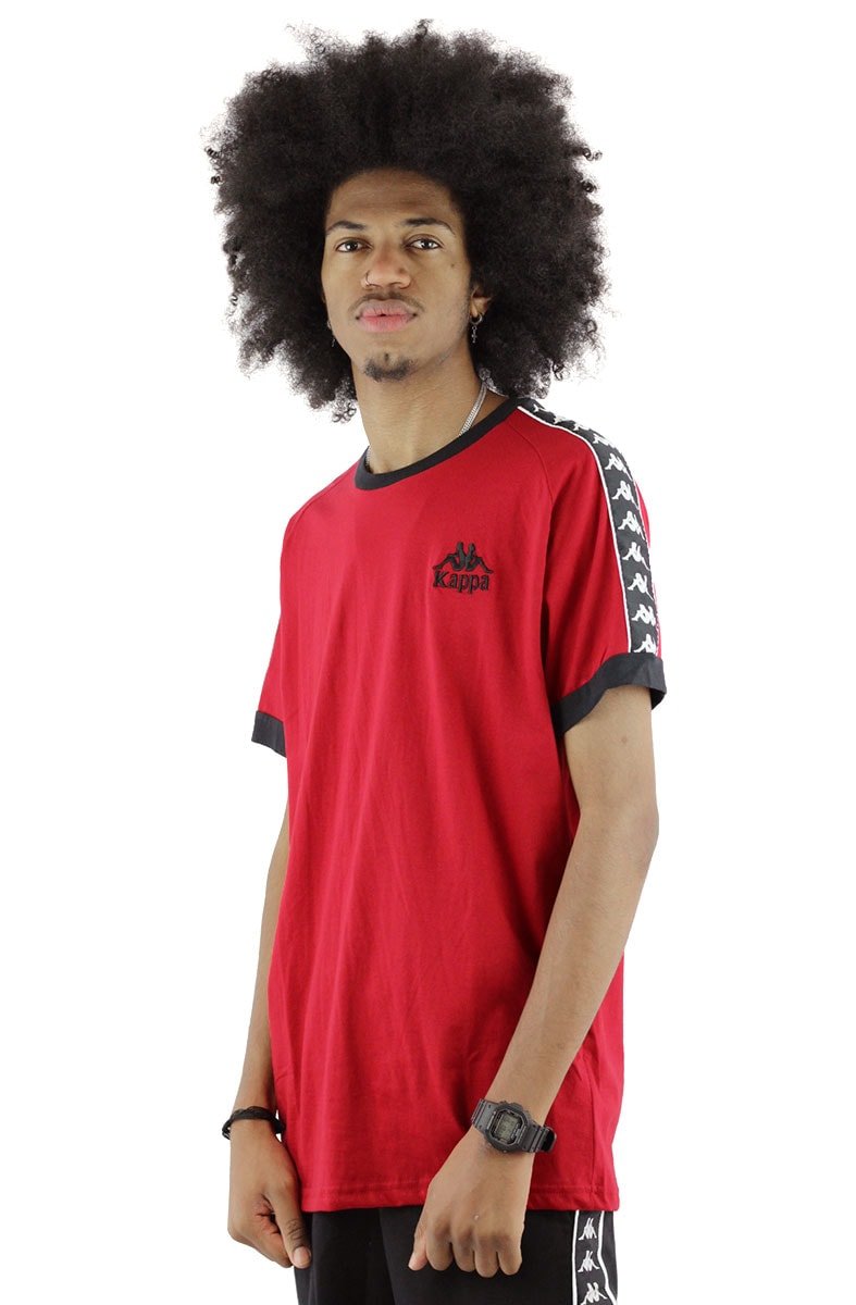 Camiseta Kappa Authentic Logo Peq Vermelha - NewSkull
