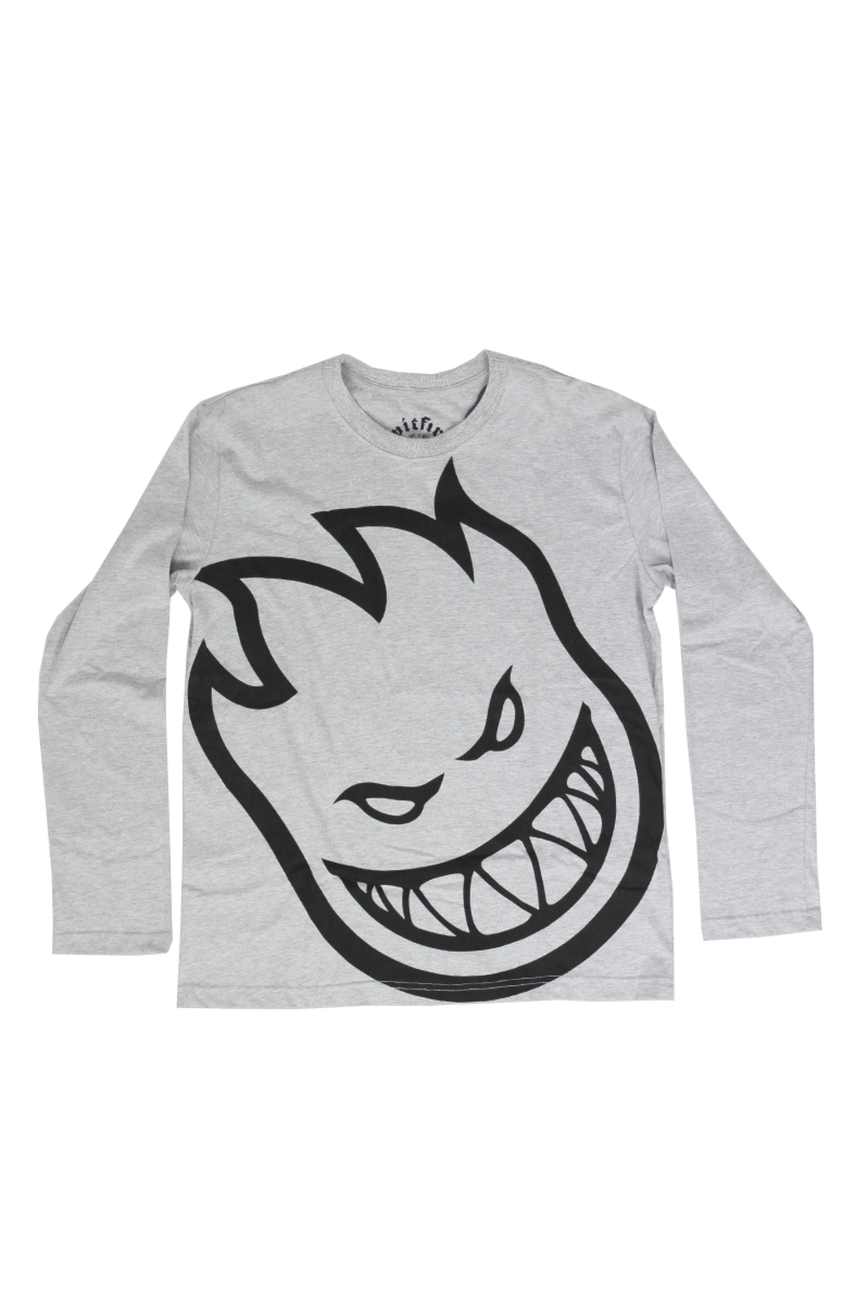CAMISETA MANGA LONGA SPITFIRE KIDS FIRELORD INFANTIL CINZA - NewSkull