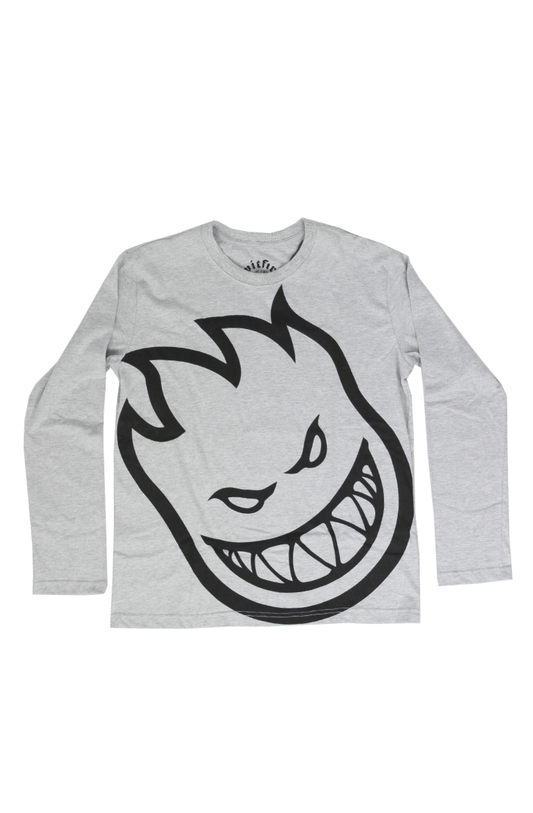 CAMISETA MANGA LONGA SPITFIRE KIDS FIRELORD INFANTIL CINZA - NewSkull