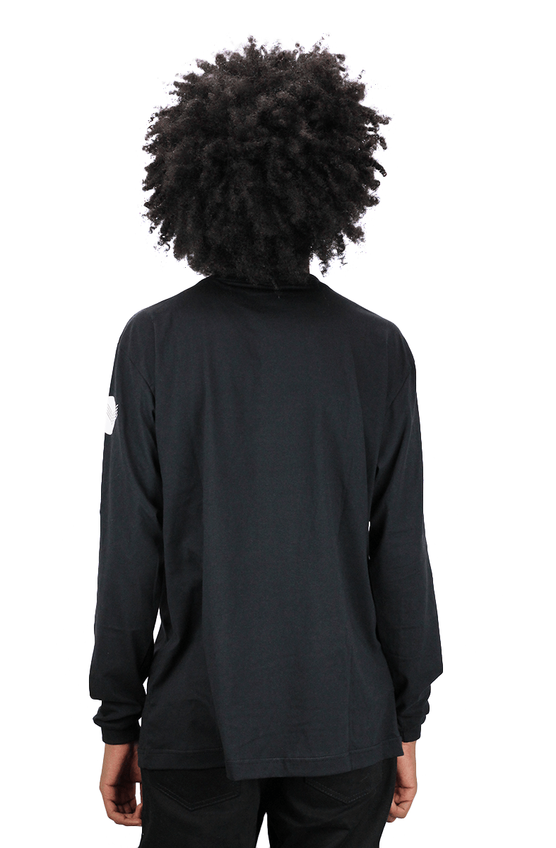 Camiseta Mess Apolo Manga Longa Preta - NewSkull