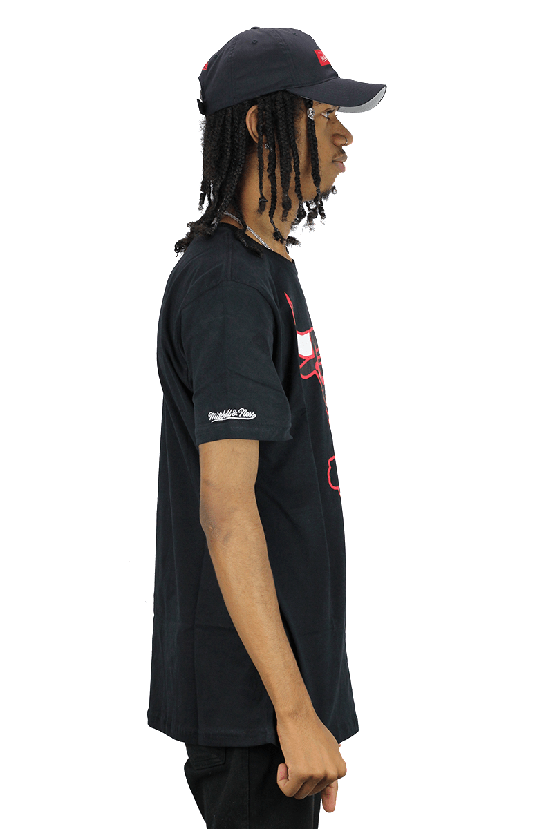 CAMISETA MITCHELL AND NESS CHICAGO BULLS PRETA - NewSkull