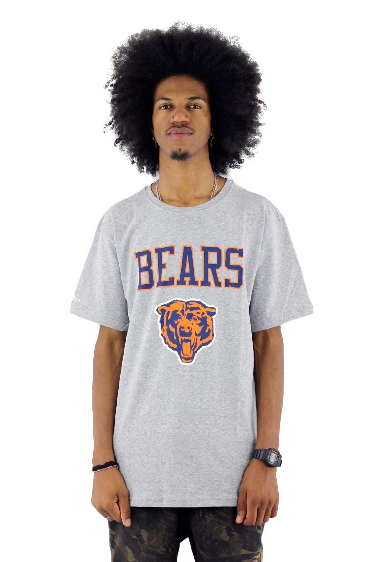 Camiseta Mitchell e Ness Bears NFL Cinza - NewSkull