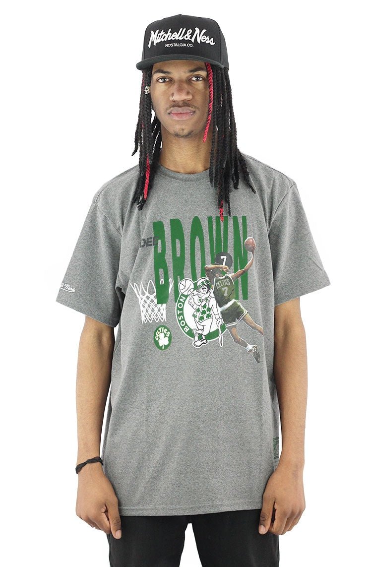Camiseta Mitchell e Ness Celtics Boston Dee Brown Cinza - NewSkull