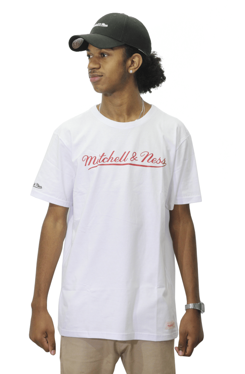 Camiseta Mitchell e Ness Classic Branco - NewSkull