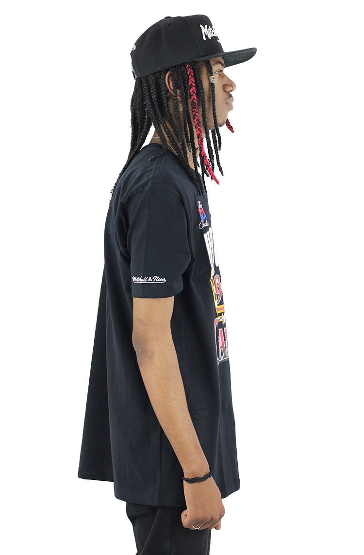 Camiseta Mitchell e Ness NBA Houston Rockets Champions 1995 Preta - NewSkull