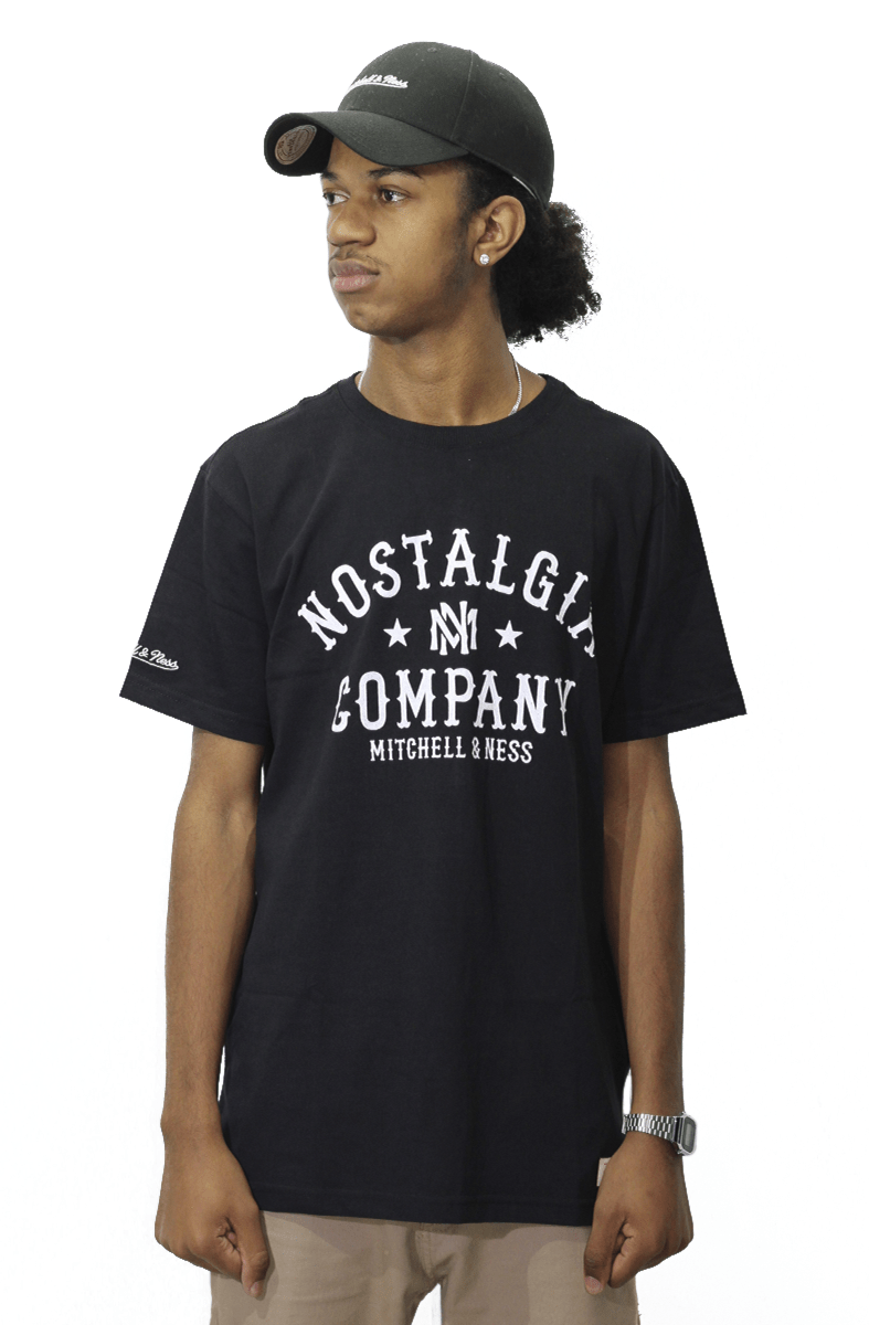 Camiseta Mitchell e Ness Nostalgic Preto - NewSkull