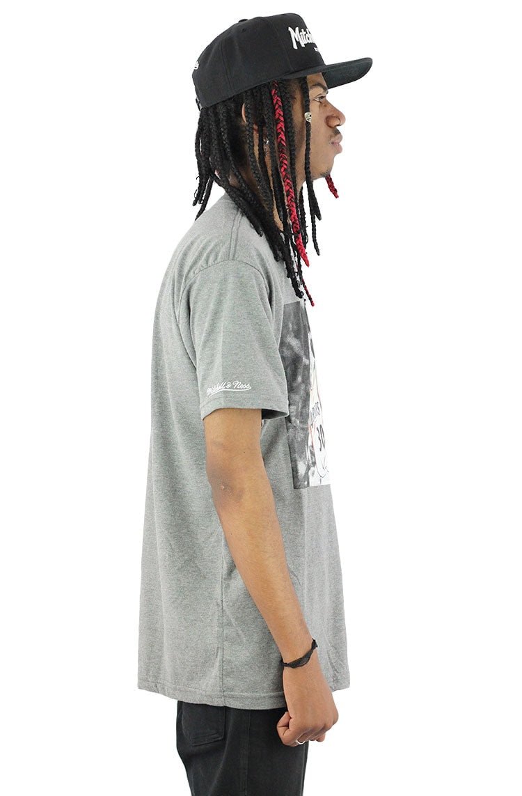 Camiseta Mitchell e Ness Warriors Steph Curry Cinza - NewSkull