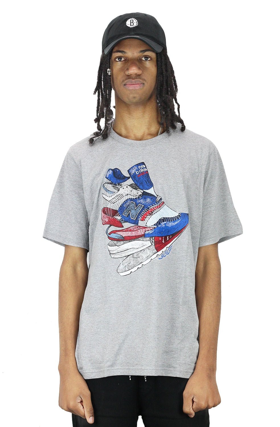 CAMISETA NEW BALANCE COMING APART CINZA - NewSkull