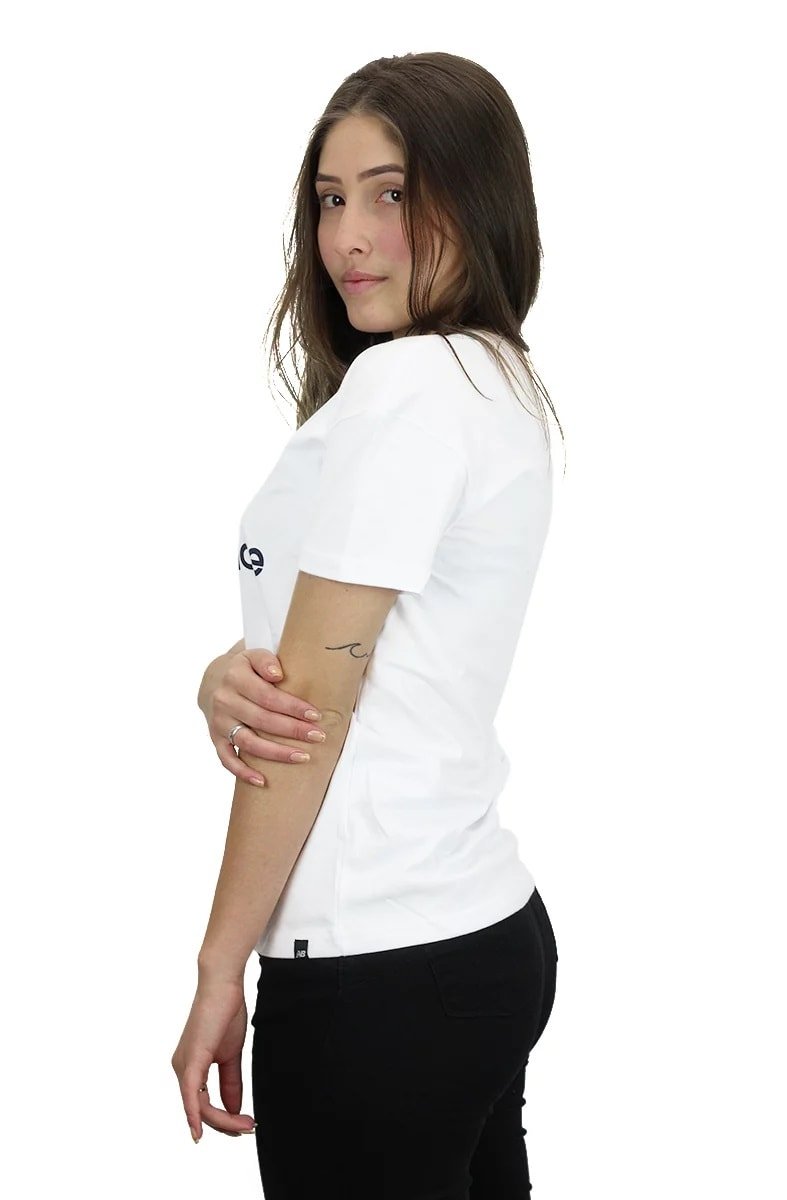 CAMISETA NEW BALANCE FEMININA CLASSICS BRANCA - NewSkull